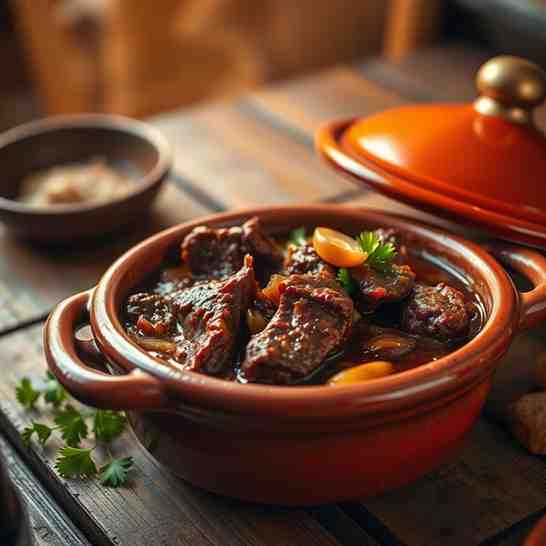 Moroccan Tanjia - Easy Slow Cooked Beef Stew Recipe